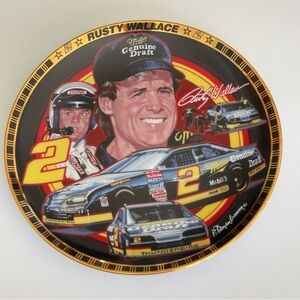 Vintage Rusty Wallace from the Drivers of Victory Lane Plate Collection